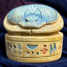 Rare Egyptian Scarab Ancient Egyptian Antique Pharaonic Khepri Antiques Egypt BC picture