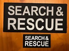 Search and Rescue Patch Set - Black picture
