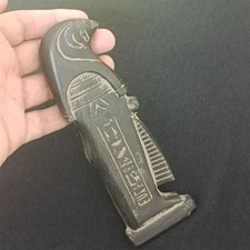 Egyptian Horus Pharaoh Statue –Handmade Hammer Stone Antique Style Collectible picture
