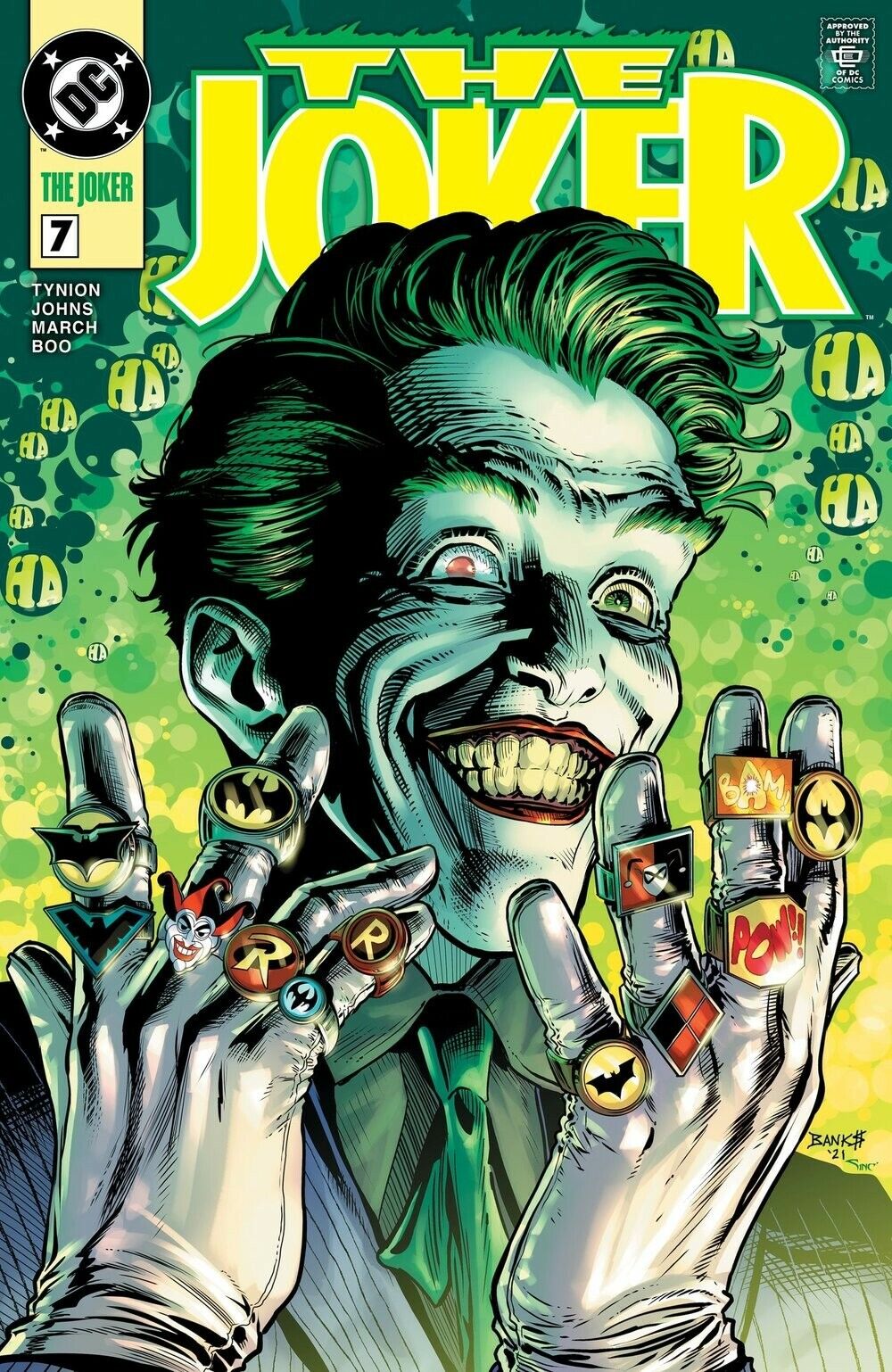 The Joker #7 Darryl Banks Green Lantern Homage Exclusive Cover NM