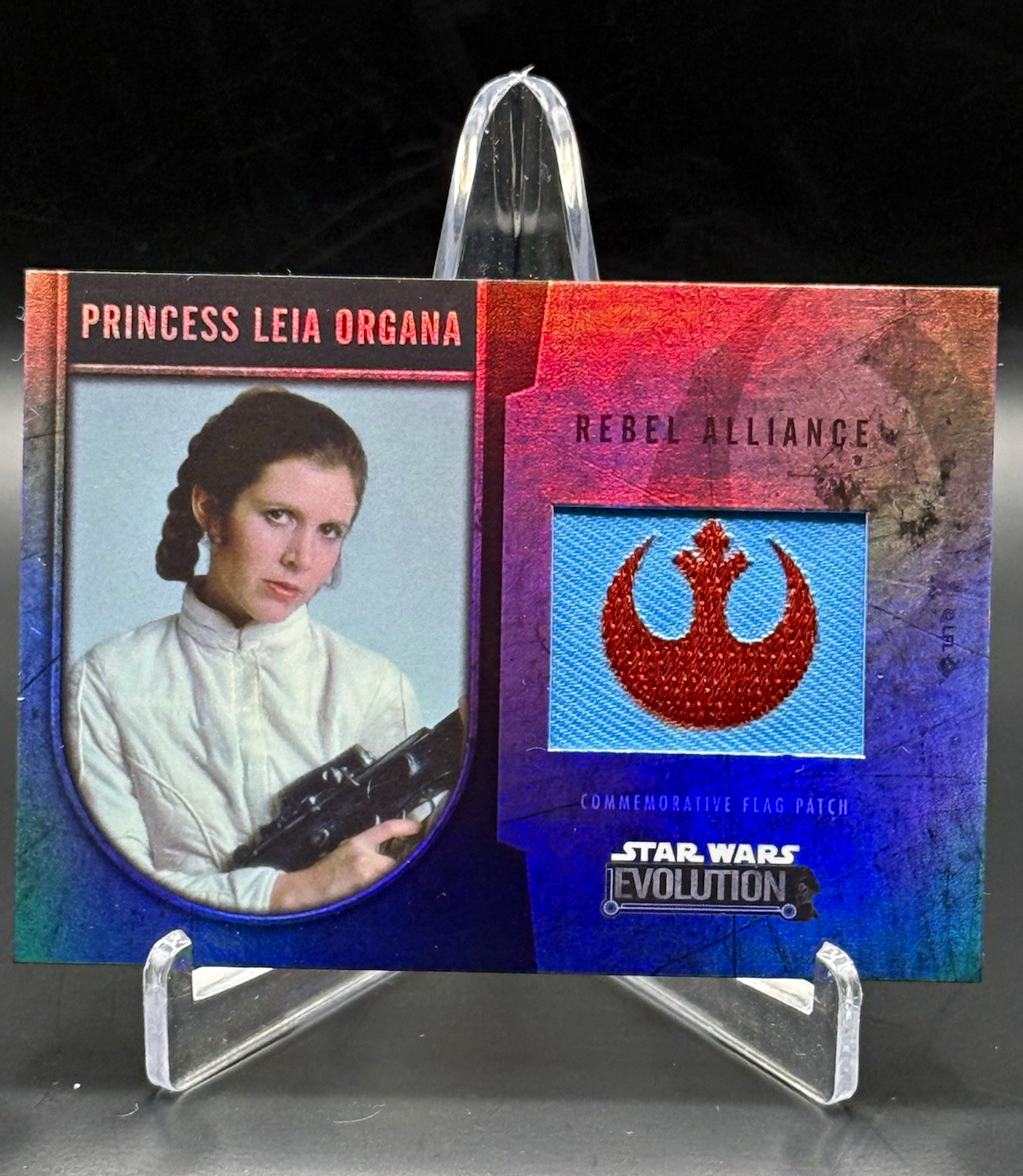 2016 Topps Star Wars Evolution Princess Leia Rebel Alliance Flag Patch RA /170