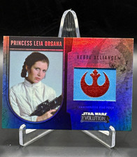 2016 Topps Star Wars Evolution Princess Leia Rebel Alliance Flag Patch RA /170 picture
