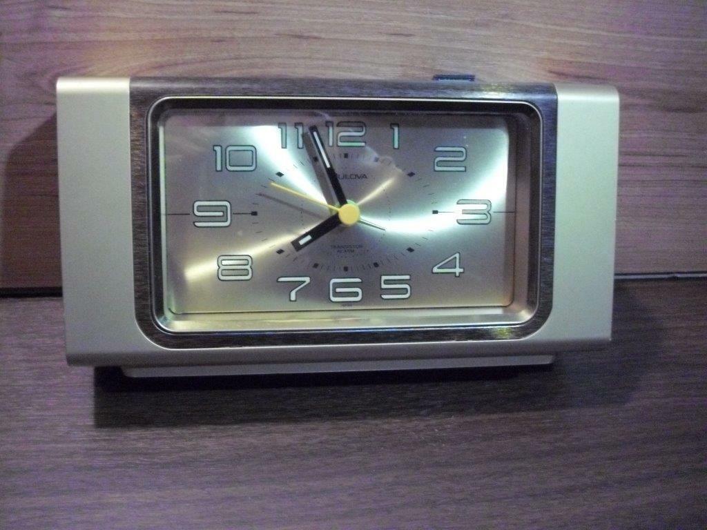 Vintage BULOVA Alarm Clock Made in Japan  Very Nice