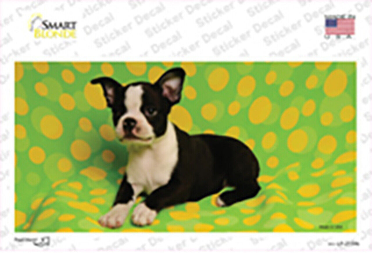 Boston Terrier Dog Sticker Decal
