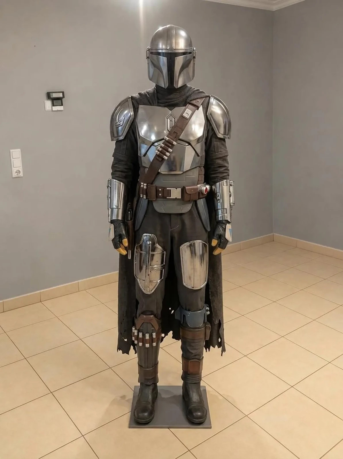 Mandalorian inspired Costume Beskar Armor Full Body Suit Cosplay Halloween Gift