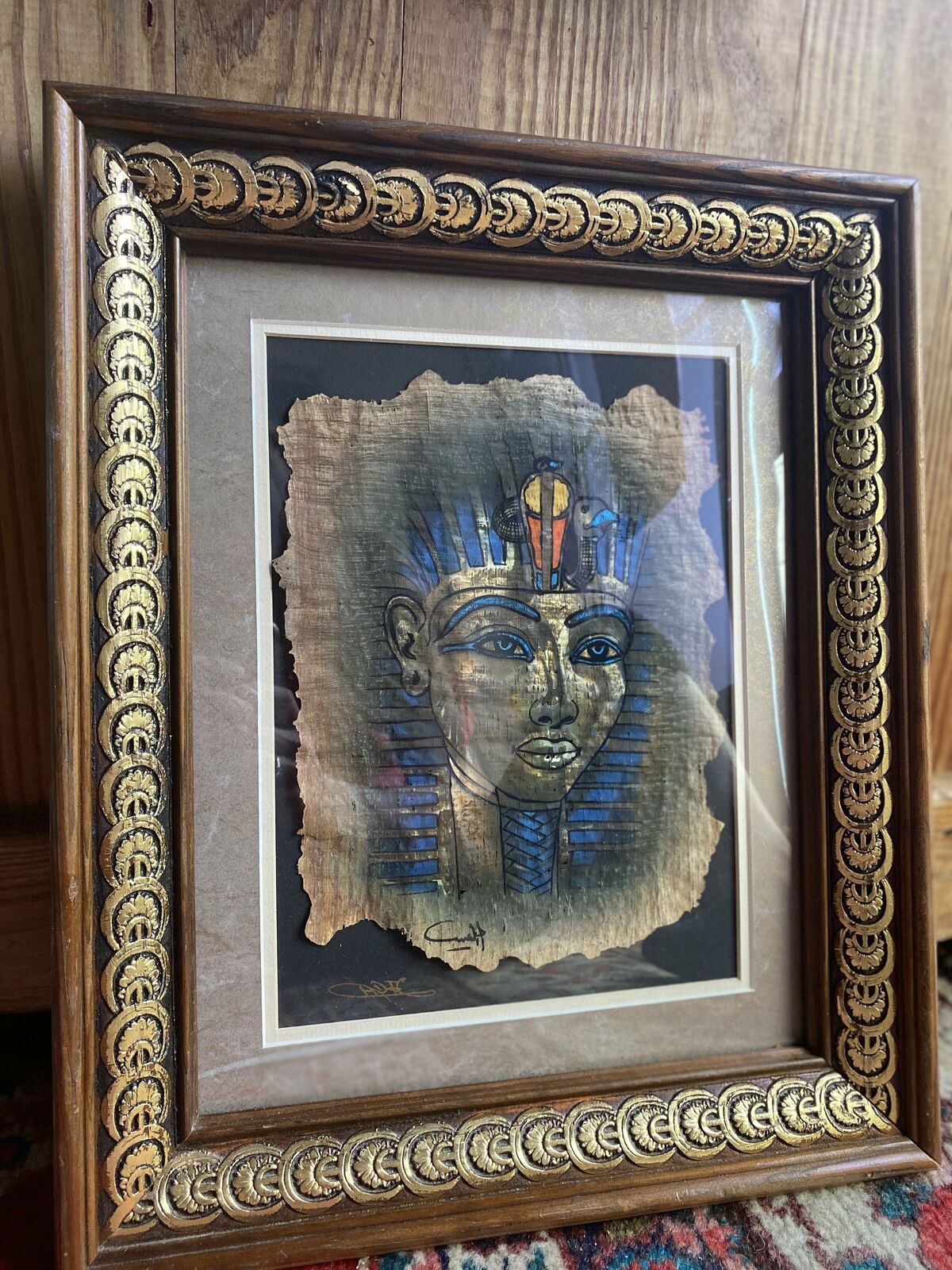 Signed Art on Papyrus