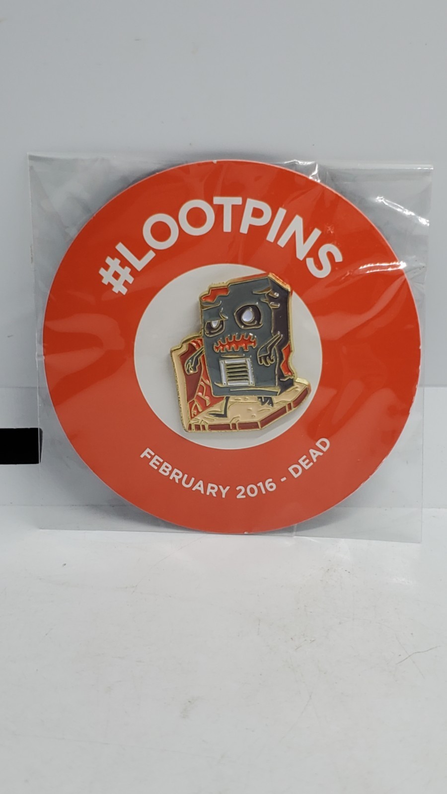 Dead February 2016 Lootcrate Lootpin Pin Pinback 