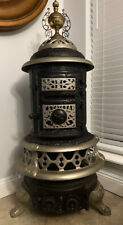 Antique F&L Kahn Bros 1898 F-Series No. 314 Cast Iron Wood Burning Parlor Stove picture