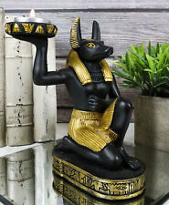 Egyptian God of The Afterlife Mummification Anubis Tea Light Candle Holder Decor picture