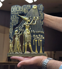 Rare Ancient Egyptian Antiquities Board of God Amun Ra for wall Decoration BC picture