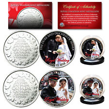 PRINCE HARRY & MEGHAN MARKLE Official Royal Wedding Photos RCM 2-Coin Set picture
