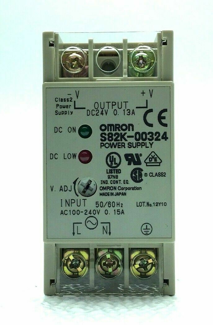 OMRON S82K-00324 POWER SUPPLY 120/240-V/IN 24-VDC 0.13-A