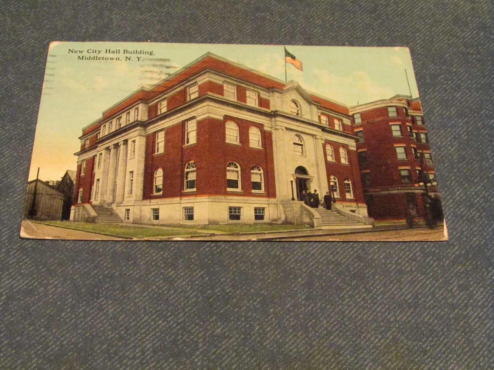 Postcard-City Hall, Middletown, N. Y.-Divided Back Era-Posted 1914