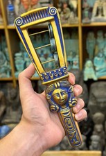 Authentic Ancient Egyptian Artifact Rare Hathor Sistrum Musical Instrument BC picture