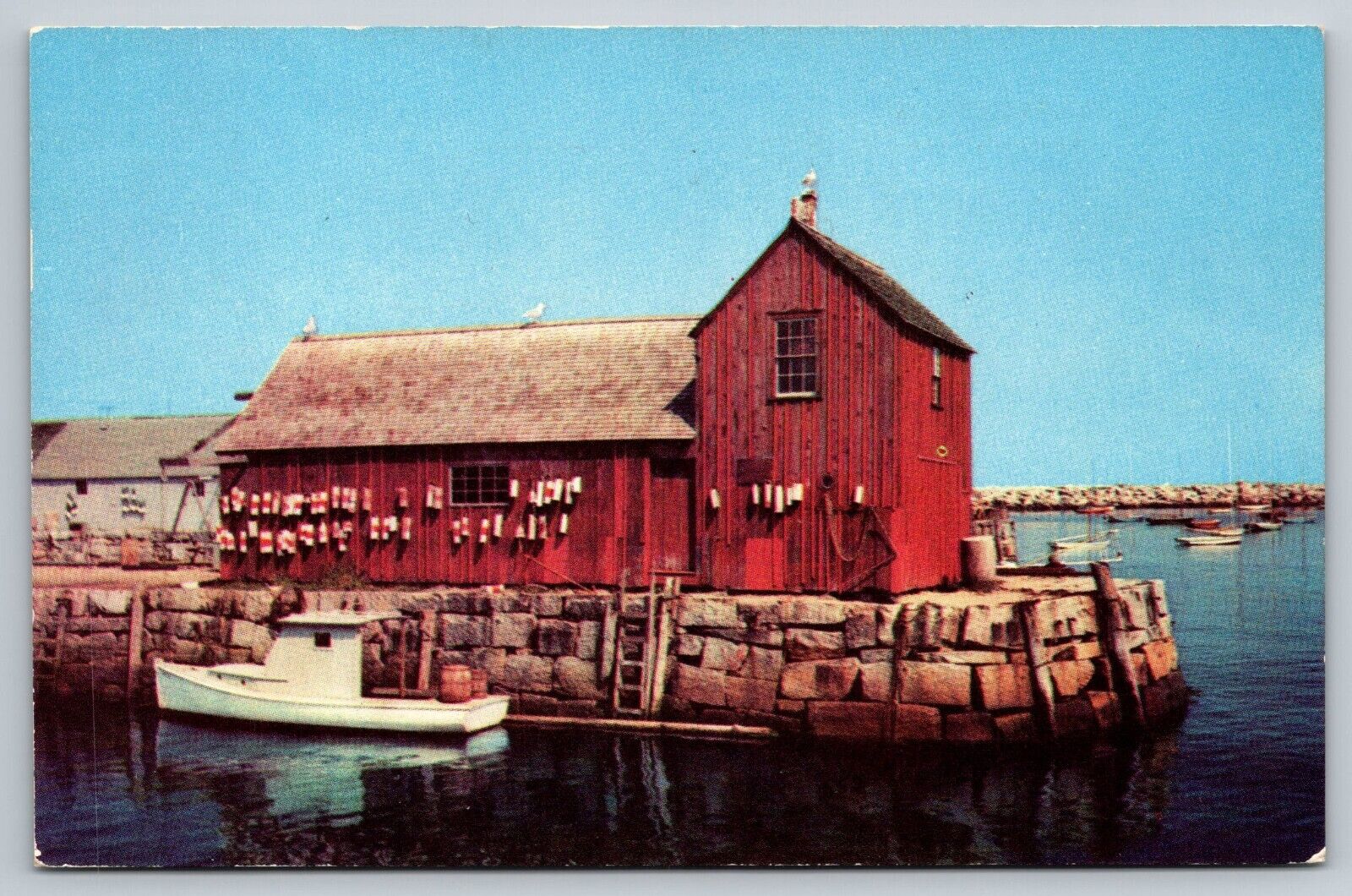 Rockport Massachusetts Motif Number One Posted 1956 Postcard