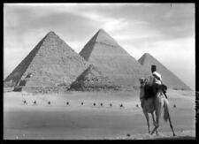 Egypt The pyramids of Cheops, Khephren, Mycerinus Egypt, World War - Old Photo picture