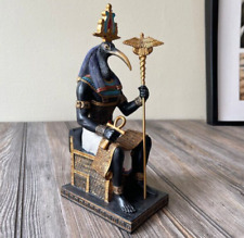 Handmade Thoth Egyptian God of Wisdom Statue - Ancient Deity Figurine picture