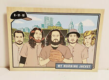 MY MORNING JACKET 2012 TOUR MANN MUSIC CENTER PHILADELPHIA BASEBALL TRADING CARD picture