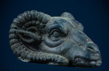 Ancient Egyptian Antiques Khnum Ram-Headed God Artifact Figurine picture