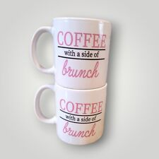 Coffee With A Side Of Brunch Coffee Cup Mug Set Of 2 picture