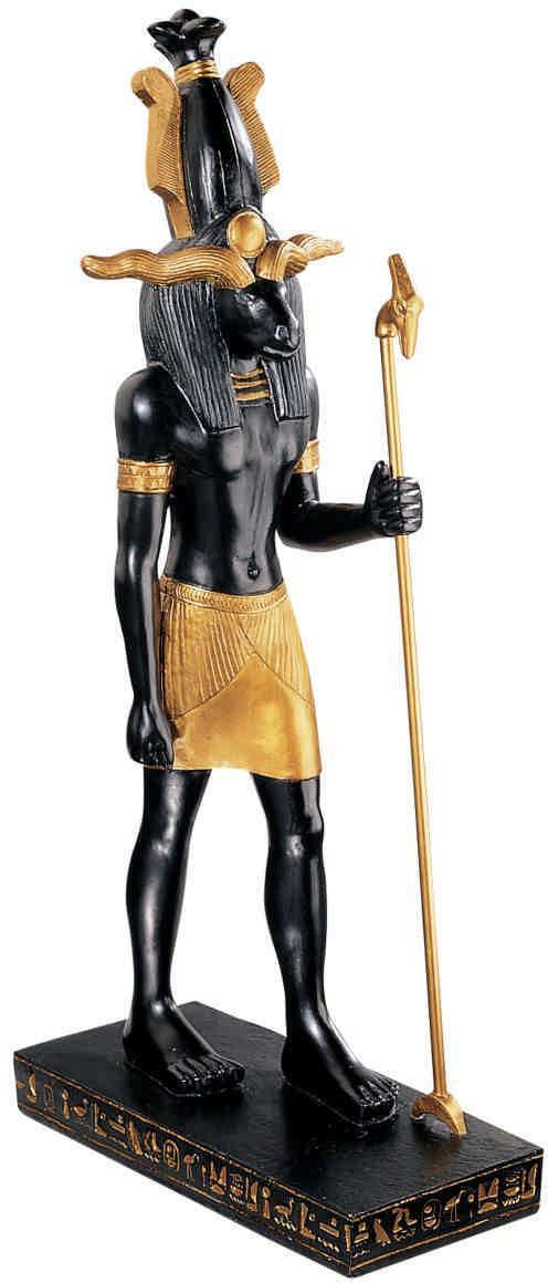 Egyptian Ram Head God Creator of Mankind Khnum Statue 16\