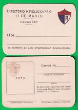 Cuba member card Revolutionary Directory March 13, 1959 picture