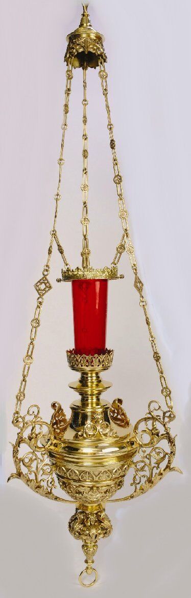 World Class Large Ornate Sanctuary Lamp + chalice & vestment co. (#199)