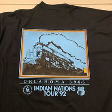 Vintage 1992 Oklahoma 3985 Indian Nations Tour Double Sided 2XL T Shirt Vtg 90s picture