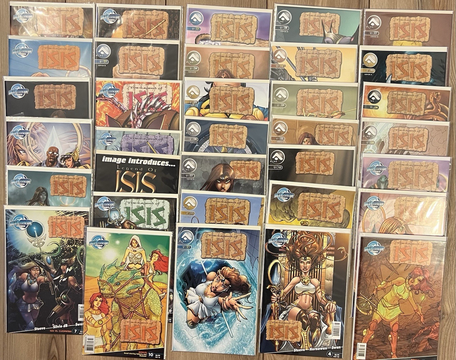The Legend of Isis Comic Books #1-12 #1-10 Complete Sets Variants Bluewater
