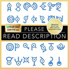 Shiny UNOWN Full List Alphabet Letters - Pokemon Go picture