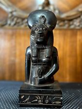 Ancient Egyptian Goddess Sekhmet Statuette from heavy stone , Handmade Statuette picture