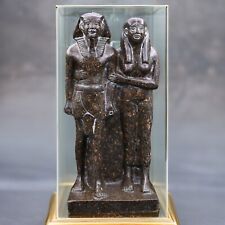 Menkaure Statue Egyptian king with wife Ancient Egyptian Stone Antiquities BC picture