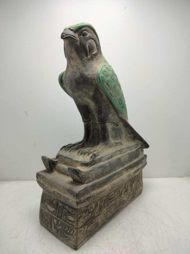 Ancient Egyptian Statue Antiques Rare Antique Pharaonic God Horus Unique BC