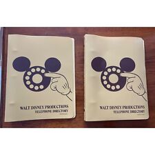 rare Walt Disney Productions Employee Telephone Directory w/Extra Binder picture