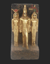 RARE ANCIENT EGYPTIAN ANTIQUE TRINITY ISIS ,Menkaure ,Hathor Statue (A1+) picture