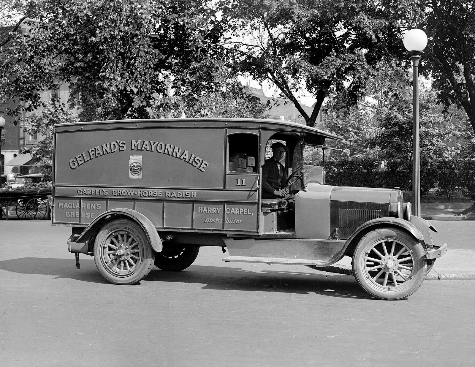 1926 Gelfand's Mayonnaise Truck Old Photo 8.5