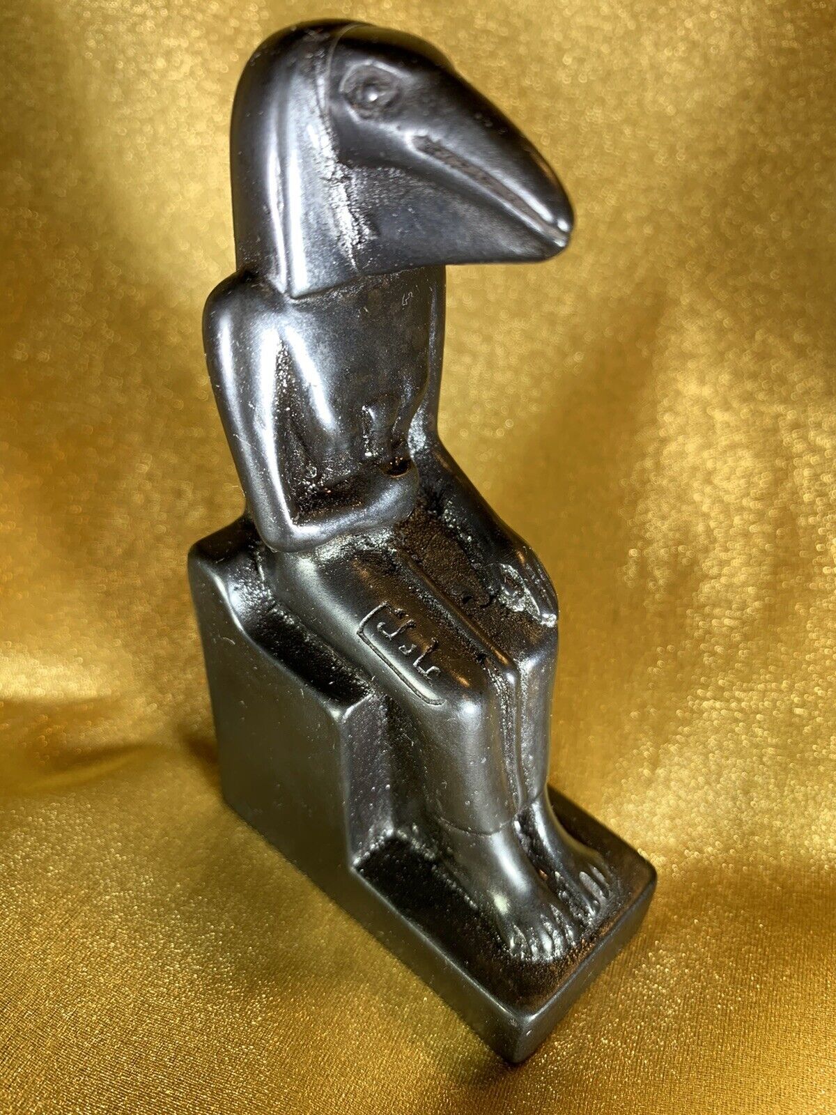 Egyptian God Statue - Thoth Seated - Made in Egypt 