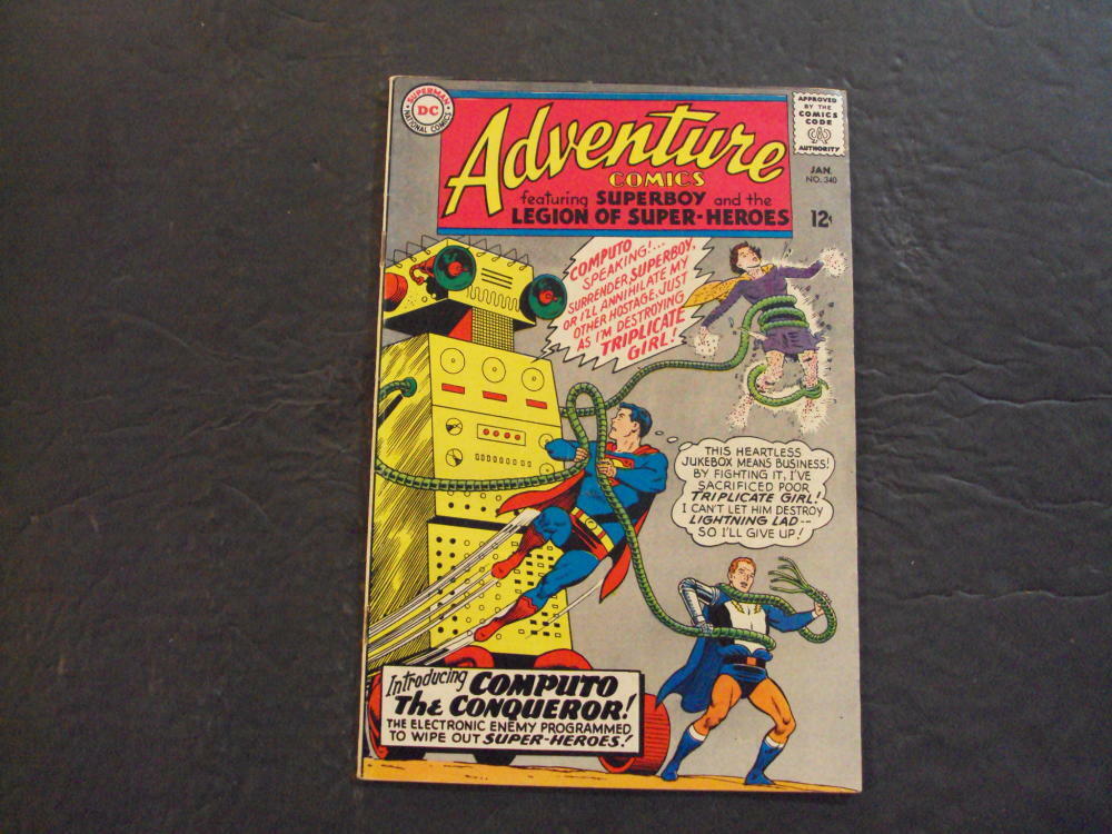 Adventure Comics #340 Jan \'66 Silver Age DC Comics ID:51765