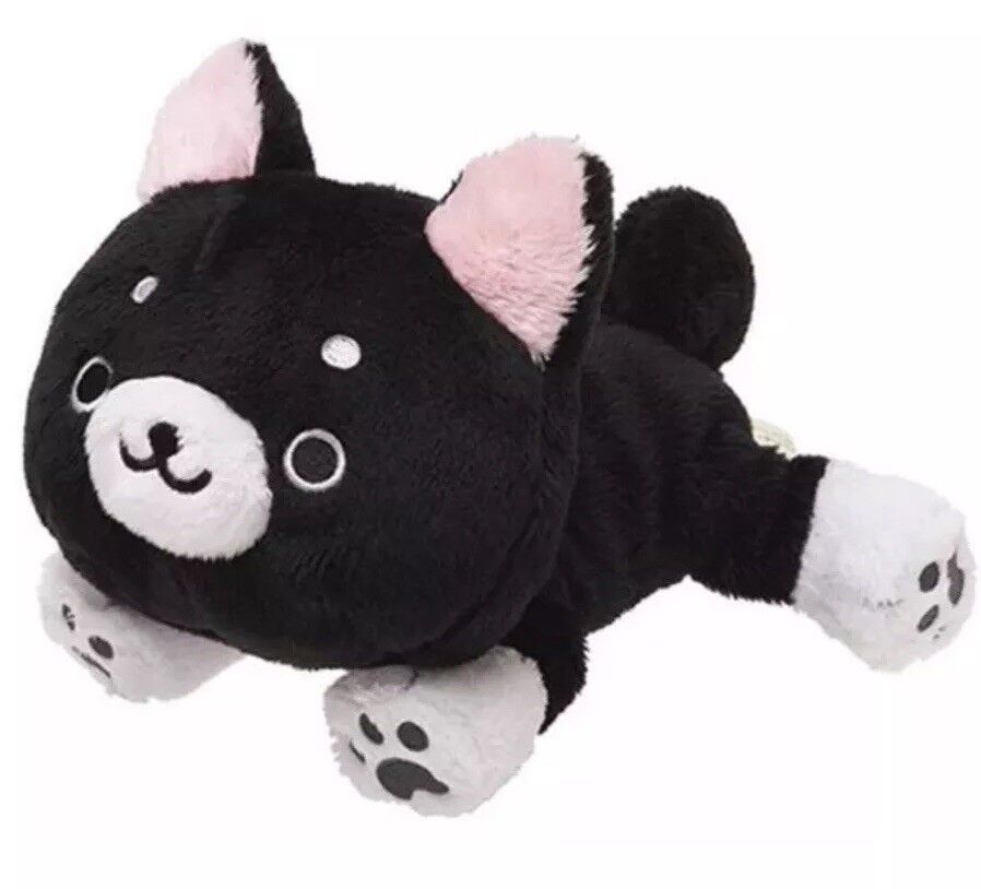 San-x Japan Iiwaken Black Shiba Inu Puppy Dog Plush Soft Kawaii Collectible Toy