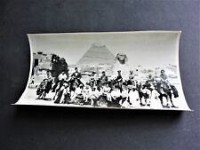 American Tourists visit Egypt Pyramids of Cheops-Original (1900s) Photo. RARE. picture