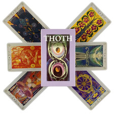 Thoth Tarot Cards A 78 Deck Oracle English Divination Edition Borad Playing Game picture