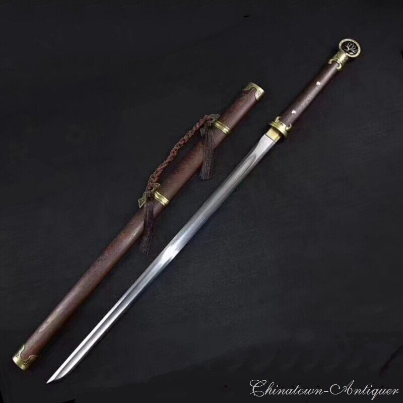Detective Dee Pei Donglai Battle Tang Sword High Carbon Steel Blade Sharp #1847