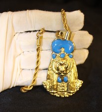 Ancient Egyptian Sekhmet Goddess Necklace Pendant Pharaoh Jewelry Collectible picture