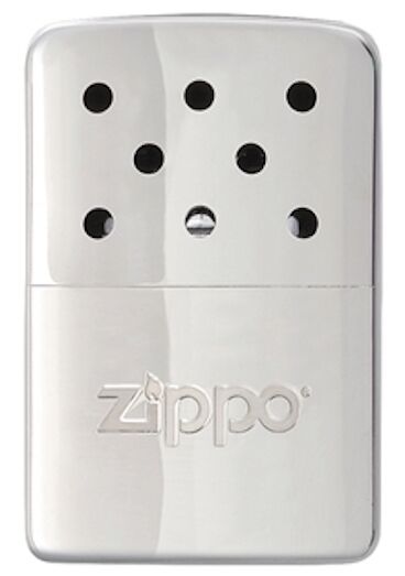 Zippo 6 Hour Hand Warmer With Filler Cup & Pouch, Silver, 40321, New In Box