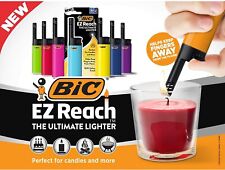 4X BIC EZ Reach Lighter, Mixed Colors, Great for Candle Lighting  picture