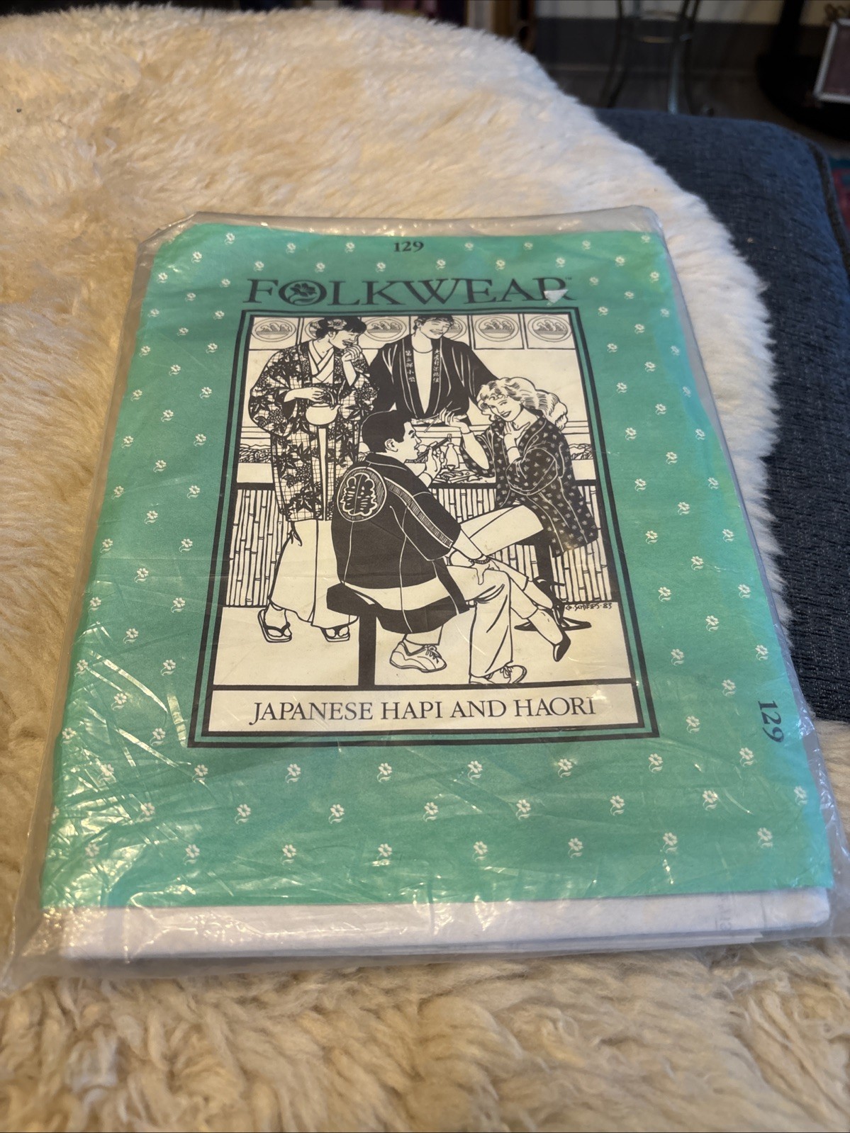 Folkwear Vintage Sewing Pattern 129 Unisex Hapi and Haori Japanese