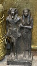 RARE ANTIQUE STATUE Menkaure With Wife The Builder Of Historical Third PyramidBC picture