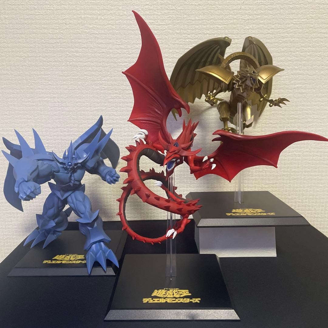 Yu-Gi-Oh Monsters LEGION Egyptian God Cards Osiris Obelisk Ra Collectible Figure