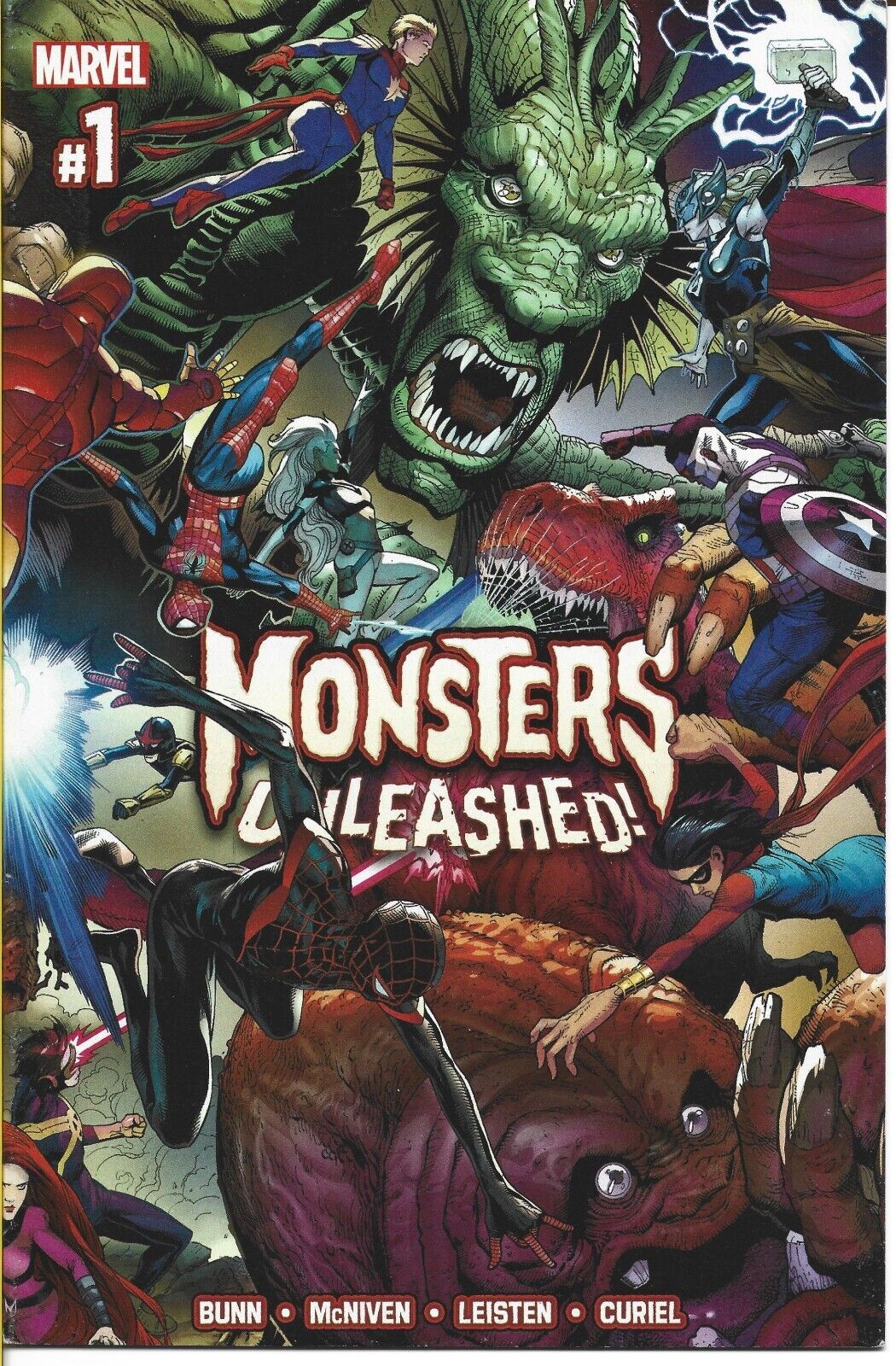 MONSTERS UNLEASHED #1 MARVEL COMICS 2017 BAGGED AND BOARDED