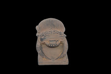 RARE ANCIENT EGYPTIAN PHARAONIC ANTIQUE TOMB SCARAB With Horus Eye EGYCOM picture